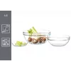 RITZENHOFF & BREKER Snap 4All set ciotole in vetro, 6 pezzi, 120 mm, 250 ml, trasparente 111945