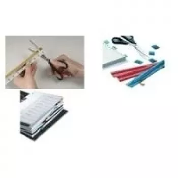 DURABLE TABFIX® indice adesivo 200x10 mm, trasparente, 5 pezzi 840219