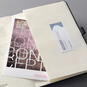 SIGEL Conceptum 2024 agenda settimanale A5 nero con elastico, passante per penna, copertina in similpelle, 176 pagine, 145 x 210 mm, C2424