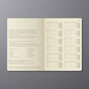 SIGEL Conceptum 2024 agenda settimanale A5 nero con elastico, passante per penna, copertina in similpelle, 176 pagine, 145 x 210 mm, C2424