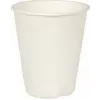 PAPSTAR pure bicchiere in canna da zucchero, 0,2 L, bianco, 40 pezzi, compostabile e adatto al microonde 89854