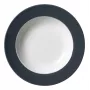 Ritzenhoff & Breker Doppio antracite piatto fondo 220 mm porcellana, set da 6 430219