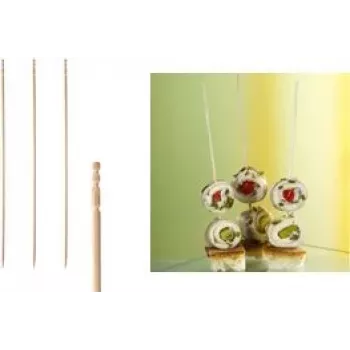 PAPSTAR stecchi per finger food 90 mm bambù 500 pezzi (81097)