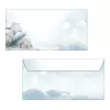 SIGEL Snow Star carta decorativa DL 110 x 220 mm 80 g/m² blu/bianco DU312