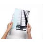 DURABLE A4 strisce di rilegatura 6 mm con strisce di archiviazione, 50 pezzi, trasparente 290419