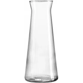 Ritzenhoff & Breker LARA caraffa in vetro 1,0L, vetro chiaro rigato, lavabile in lavastoviglie 820881
