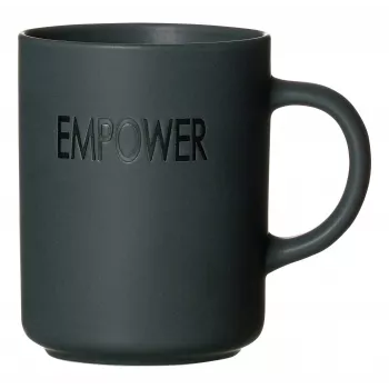 Ritzenhoff & Breker EMPOWER tazze da caffè in porcellana grigie, 390 ml, set da 4 425758