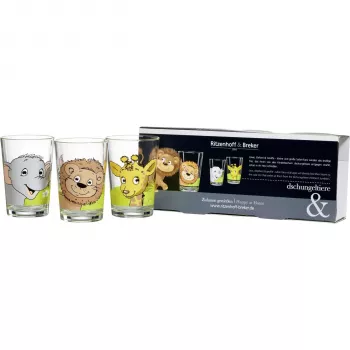 RITZENHOFF & BREKER Flirt animali della giungla bicchiere conico, 205 ml, decorato 674187