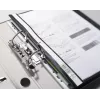 DURABLE A4+ cartella per relazioni con strisce di archiviazione, trasparente, confezione da 25 258006