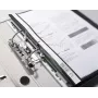 DURABLE A4+ cartella per relazioni con strisce di archiviazione, trasparente, confezione da 25 258006