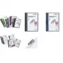 DURABLE DURACLIP ORIGINAL 30 A4 raccoglitore a clip con molla metallica, copertina anteriore blu trasparente, confezione da 5 2227-07