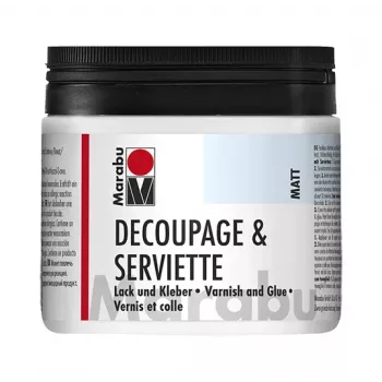 Marabu vernice e colla per tovaglioli, opaca, 500 ml, incolore, barattolo - 1 pezzo 11400075843