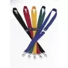 DURABLE cinturino portabadge in tessuto 20 con moschettone, giallo, confezione da 10 (813704)