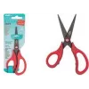 WEDO Gripy forbici per bricolage per mancini, punta appuntita, 145 mm, rosso 771671