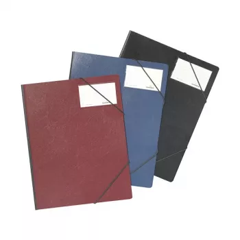 DURABLE Premium cartella ad angolo A4 rossa con angoli elastici 2320-03