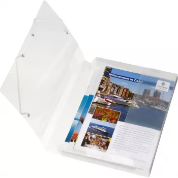 HERLITZ scatola portadocumenti DIN A4, polipropilene, trasparente, dorso 40 mm, 250 x 40 x 330 mm 1948678