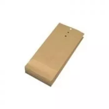 MAILmedia 40117-7 sacchetto campione con fondo a soffietto, piegato 2 volte, forato 3 volte (soffietto 50 mm), marrone naturale, 120 g/m²