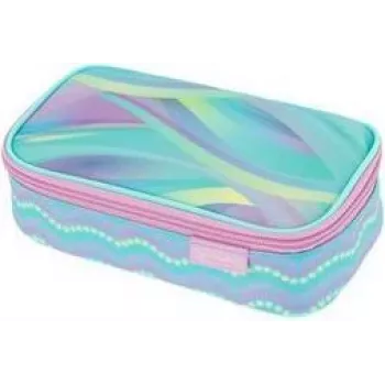herlitz beatBox New Batik Minty Love astuccio portapenne, poliestere, zip XXL, 1 pz. 400205929