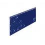 herlitz calendario da tavolo compatto 2023, blu, settimana su due pagine, rilegatura a spirale, tedesco 50042104