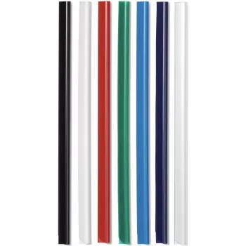 DURABLE DURACLIP barrette fermacarte A4 6 mm trasparenti (confezione da 50) 293119