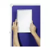 DURABLE DURAFRAME GRIP A4 cornice informativa, autoadesiva, nera, 1 pz. 496823