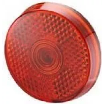 FISCHER Luce di sicurezza LED lampeggiante per bicicletta con fissaggio a clip per abbigliamento, borse e zaini, nero (85467)