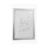 DURABLE DURAFRAME WALLPAPER Cornice informativa autoadesiva A4, argento, 484323