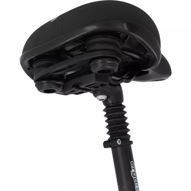 FISCHER Supporto per lucchetto da bicicletta per foderi del sellino, universale, plastica nera, 1 pezzo (85913)