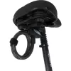 FISCHER Supporto per lucchetto da bicicletta per foderi del sellino, universale, plastica nera, 1 pezzo (85913)
