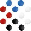 herlitz Magneti rotondi, 30 mm, colori assortiti, 6 pezzi, forza di adesione 15 g 997254