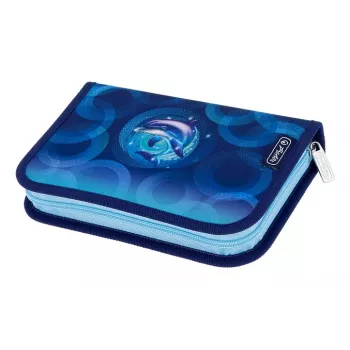 Herlitz Dolphin Ride Astuccio scolastico, 31 pezzi, poliestere, 205 x 140 x 38 mm 400205913