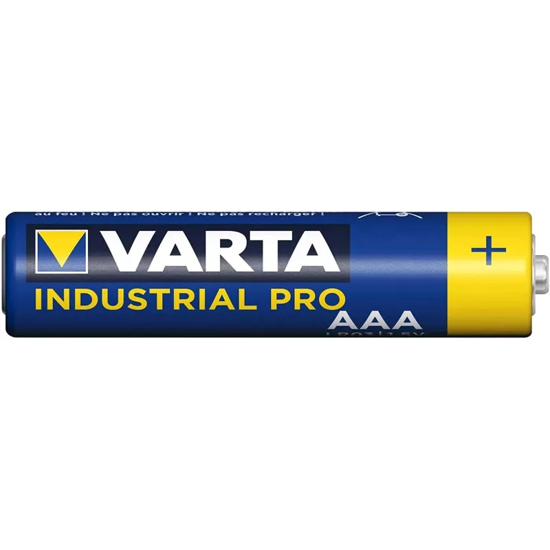 Varta Industrial Batteria alcalina AAA 1,5V 1100 mAh – confezione da 10 (LR03)