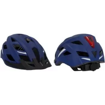FISCHER Urban Plus Boston Casco per bicicletta L/XL con luce posteriore LED 50632