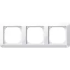 Merten Cornice tripla 1-M, System M, bianco polare lucido 389319