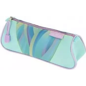 herlitz Astuccio portapenne triangolare Minty Love poliestere, 1 scomparto con cerniera, forma triangolare - 1 pezzo (400205917)