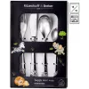 Ritzenhoff & Breker HAPPY ZOO Set posate per bambini, 4 pezzi, acciaio inox, motivi animali 812701