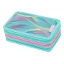 Astuccio Herlitz TriCase Minty Love, 31 pezzi, poliestere, tre scomparti, 3 cerniere 400205914