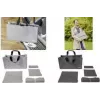 SIGEL BAB02 Desk Sharing Bag Basic L, grigio scuro, set da 5 pezzi