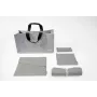 SIGEL BAB01 Desk Sharing Bag Basic L, grigio chiaro, bundle da 5