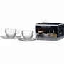 Set espresso Ritzenhoff & Breker BARISTA, 4 pezzi, vetro trasparente, tazze 80 ml, lavabile in lavastoviglie 822038