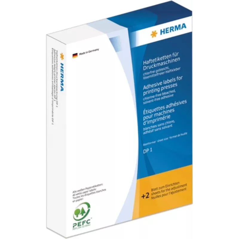 Etichette HERMA DP1 22x32 mm bianco opaco carta 5000 etichette (2920)