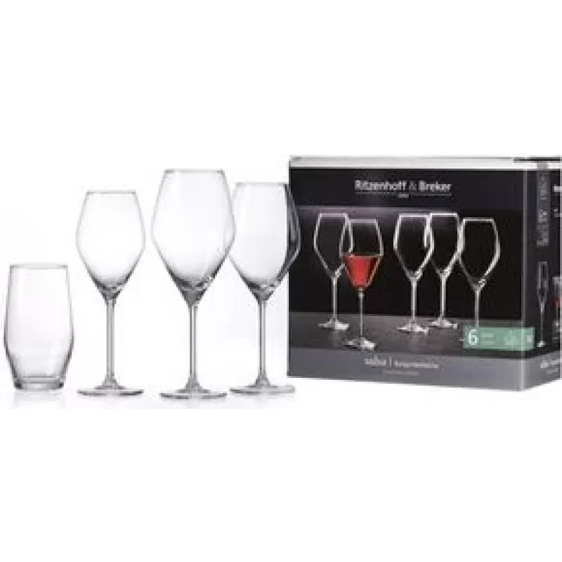 Bicchiere da vino rosso Ritzenhoff & Breker SALSA 470 ml, trasparente, lavabile in lavastoviglie, altezza 250 mm, 1 pezzo 315806