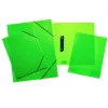 Raccoglitore ad anelli HERMA A4 2 anelli neon verde trasparente 25 mm dorso 19713