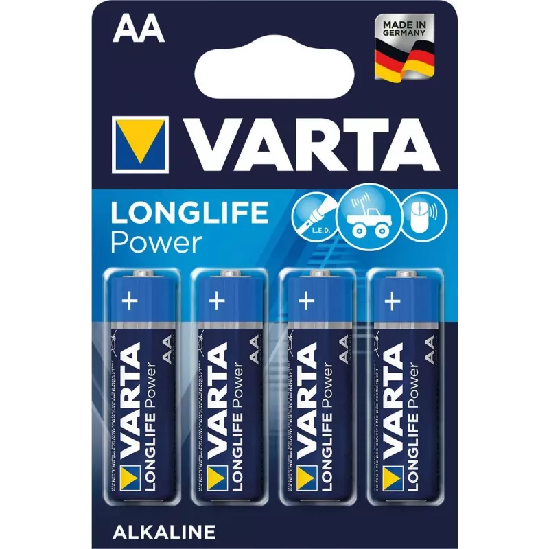 Batterie alcaline Varta High Energy 04906 AA confezione da 4