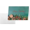 Biglietto pieghevole SIGEL DS642 Green Christmas A6 orizzontale, cartoncino bianco 250 g/m², inkjet/laser/fotocopiatrice, 5 biglietti con buste