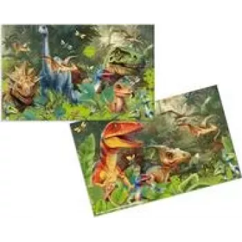HERMA 3 sottomano in cartone Dino World - confezione da 3 (19743)
