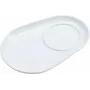 Ritzenhoff & Breker BIANCO sottobicchieri ovali in porcellana, 125 x 180 x 20 mm, bianco, 6 pezzi 425895