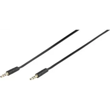 Vivanco 46/10 03FG cavo di collegamento audio jack 3,5mm a jack 3,5mm 0,3m nero 46130
