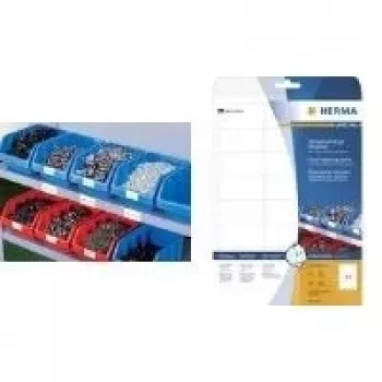 HERMA Special Outdoor etichette adesive in pellicola resistenti alle intemperie opaco bianco 37 x 13 mm 2125 etichette (25 fogli x 85) 8337