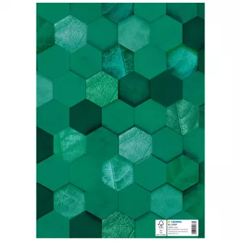 HERMA X copertina per quaderni, cartone, DIN A4, verde scuro, 10 pezzi 20087
